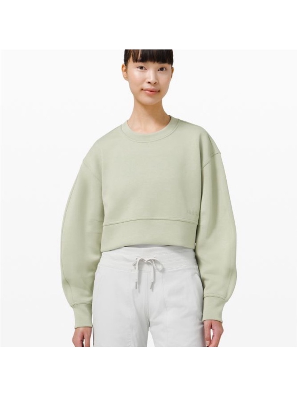 Lululemon Perfectly Oversized Cropped Crew Softstreme Size 6